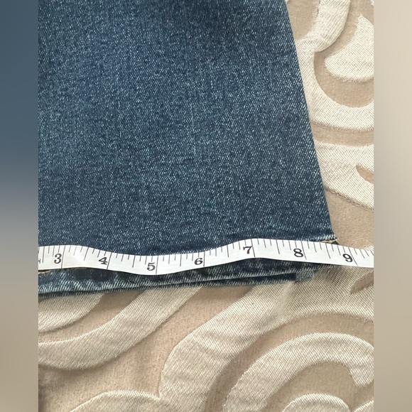 EB DEMIM Split Hem Jegging size 6/8/Medium with side zipper NWT Tommy wash - Picture 10 of 14